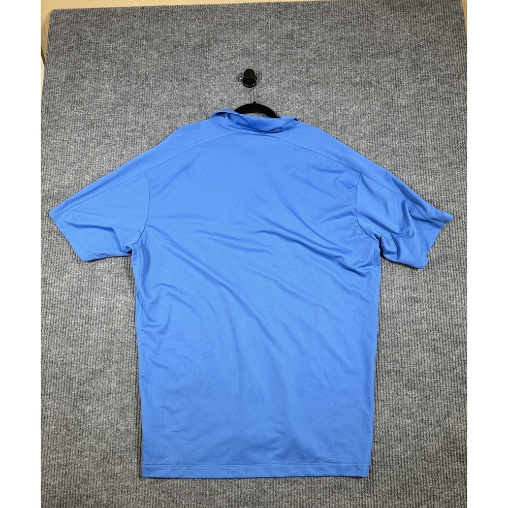 Nike Golf Mens 3XL Blue Dri-FIT Short Sleeve Polo Shirt Great White 266998 NEW - Picture 6 of 9